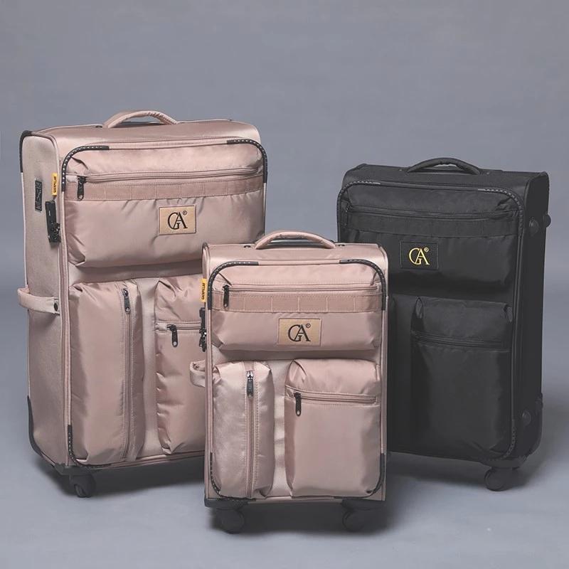 

Suitcases 20/24/28Inch Oxford Ultralight Business Roller Trolley Luggage High-quality Waterproof Wear-resistant Travel Suitcase Carry On
