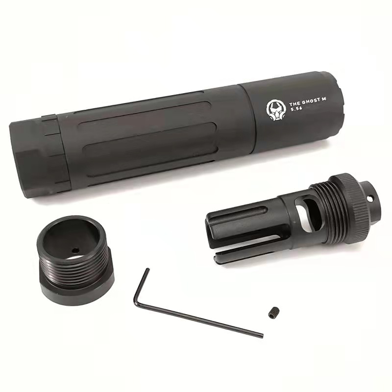 

Toy Dummy Tactical KAC Silencer Upgrade Material decorative toys 14mm/19mm Competitive toy equipment CS Hunting Accessories