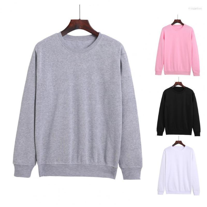 

Men's Hoodies & Sweatshirts Oversize Solid Color Men Pullover Long Sleeve Autumn Winter Crewneck Plush Casual Sweatshirt Outwear Clothes, Black