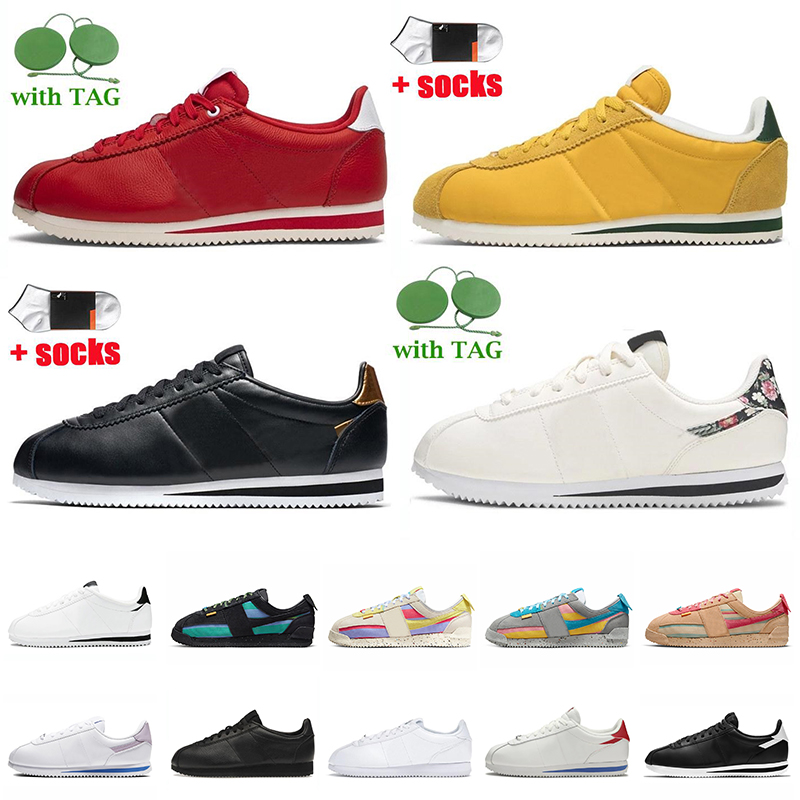 

Union LA X Cortez Running Shoes For Women Mens Lemon Frost Smoke Grey Sesame Trainers Classic Leather Nylon Black White Basic cherry Premium Platform Sneakers, C45 day of the dead 36-44