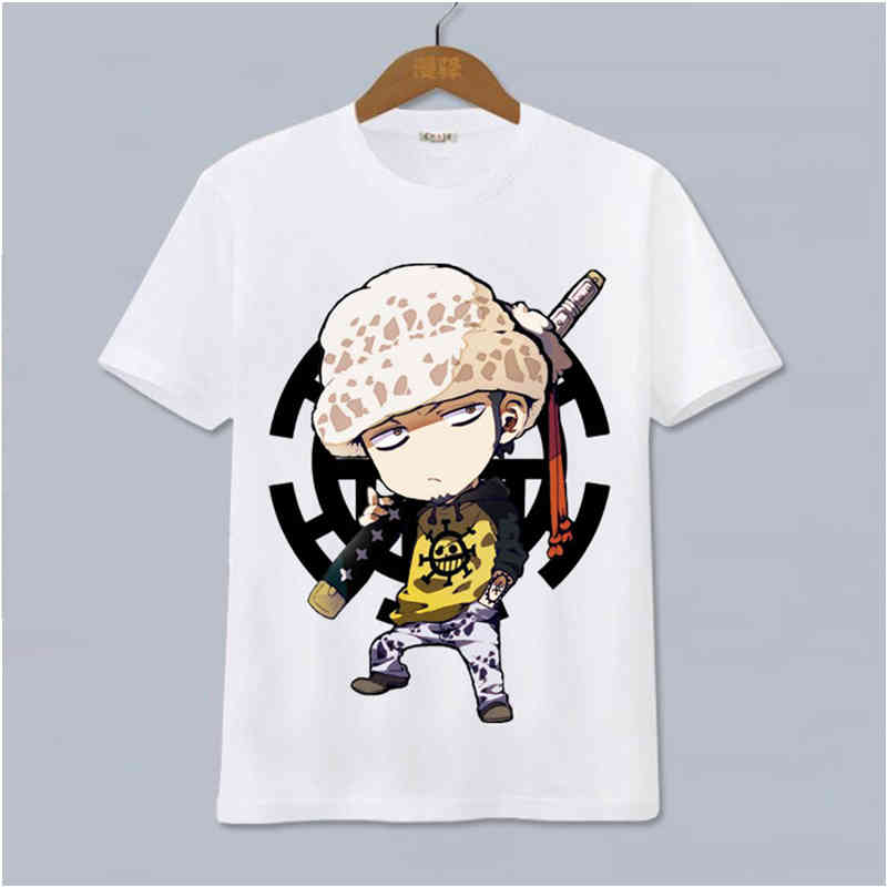 

Summer Harajuku Style Ullzang Cotton T-shirt 100% High Quality Anime Around Boys Girls General Clothing Crew Neck, Az5528-7