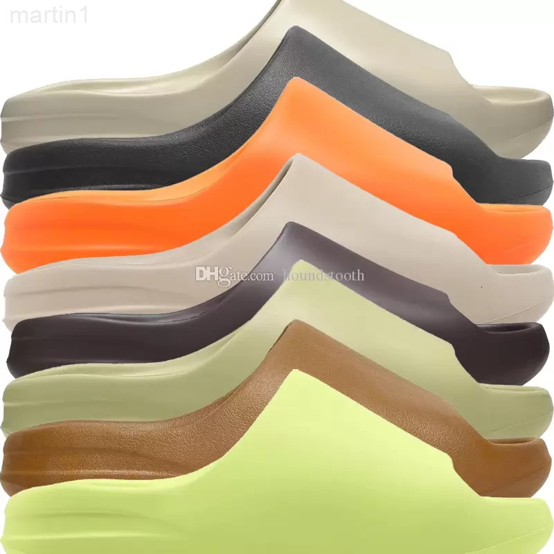 

highest The version on the market Sandals Slippers Slides Desert Sand Bone Glow Green Enflame Orange Ochre Resin Soot 2021 flip flopVFRE, 1# packing bag
