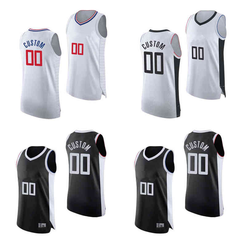 

Custom Authentic Player Version Stitched Basketball Jerseys George Leonard Powell Morris Kennard Covington Jackson Zubac Batum Mann Preston, Picture
