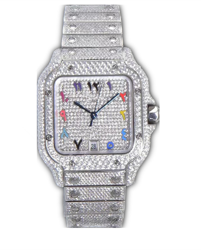 

luxuries watches for men 4130 movement mens watch 3255 montre de luxe watchs Mosang stone moissanite diamond watch wristwatch Mechanical automatic 904L T8, Screwdriver 1.2mm [one]