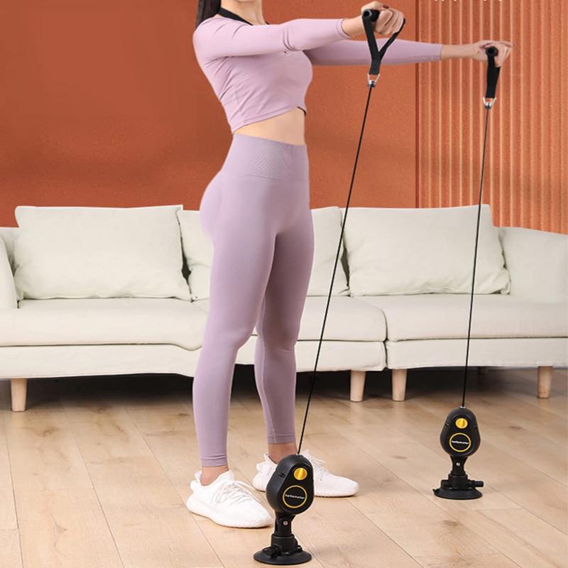 

Accessories Fitness Wall Pulley Pull Rope Trainer With Non Slip Resistance Pullrope And Foam Handle Home Exercise EquipmentAccessories
