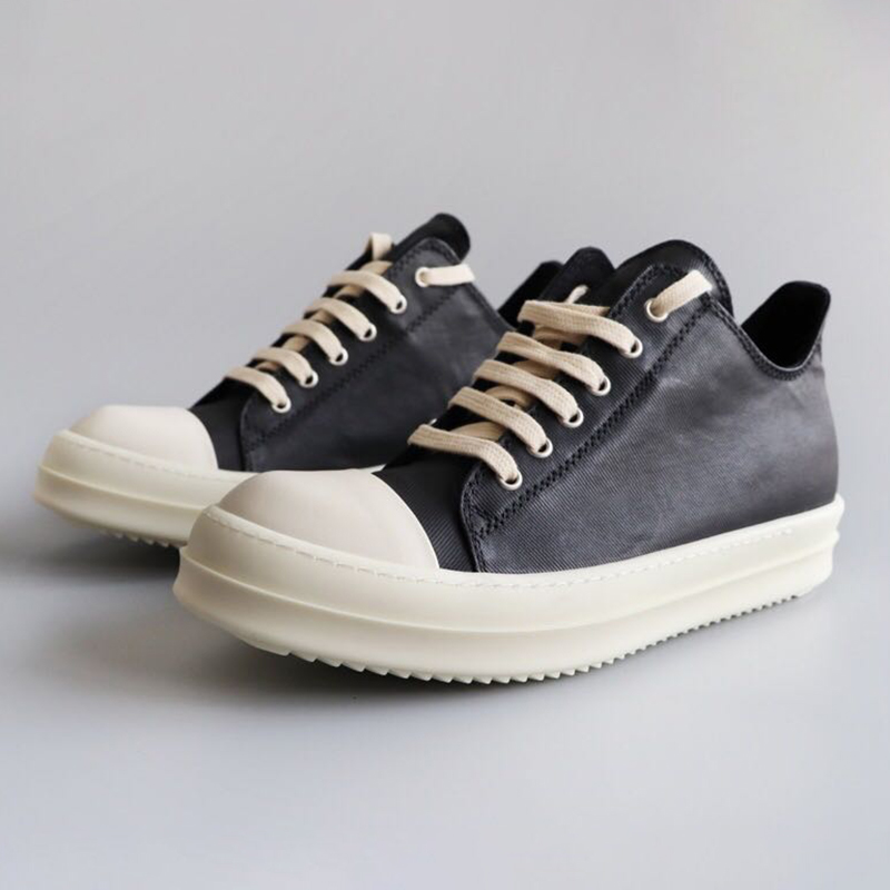 

22ss Main Line Sew TPU Sole wax canvas trainer Sneakers Ankle Boots