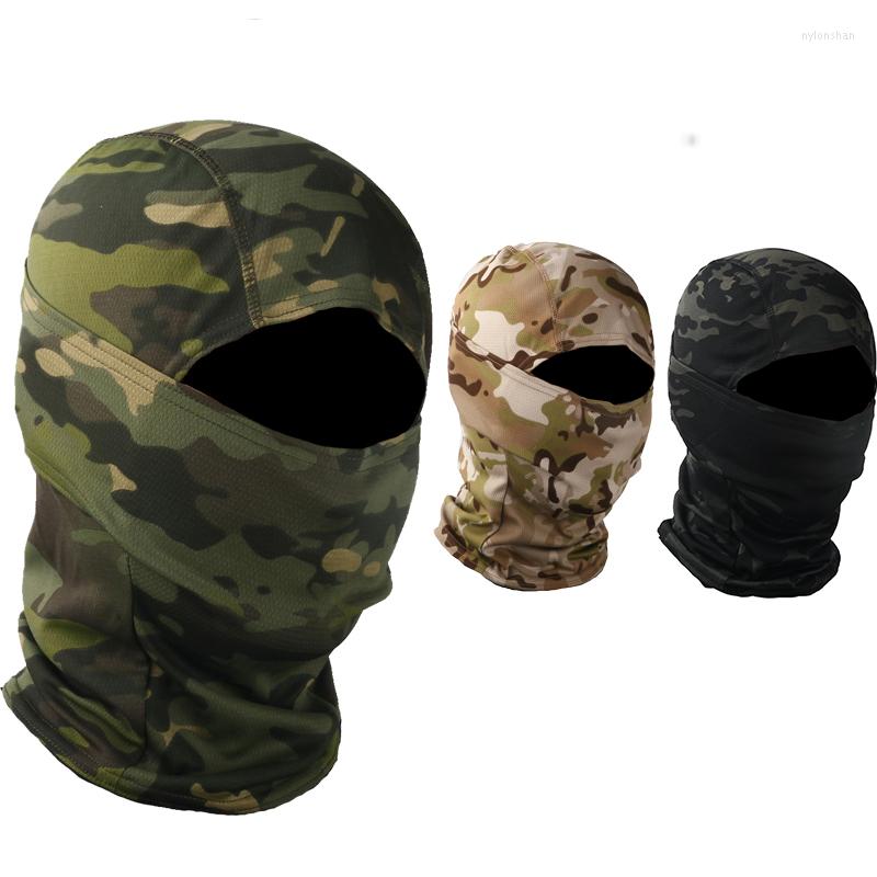 

Bandanas Quick-Drying Sunscreen Full-Face Mask Riding Headband Camouflage Tactical Balaclava Hat Sweat-Absorbing Silk OutdoorBandanas Bandan