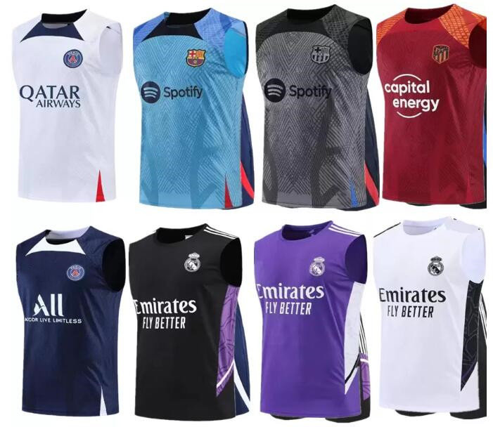 

Real MadridS psGS soccer 2022 Training Vest Atletico Barcelona football shirt Men, Yellow