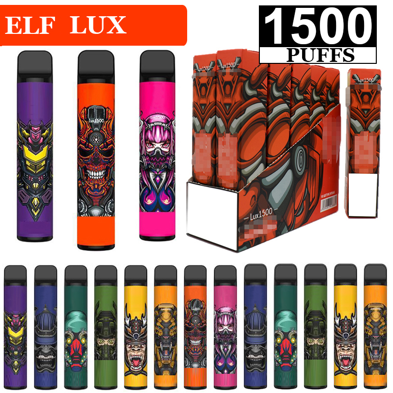 

Elf Lux Disposable electronic cigarette Pod Device 600/1500 puffs 850mAh Battery 4.8ml Prefilled Cartridge Vape Pen Vs elf Bc Bang 4000 5000 6000 Elux Legend UPS
