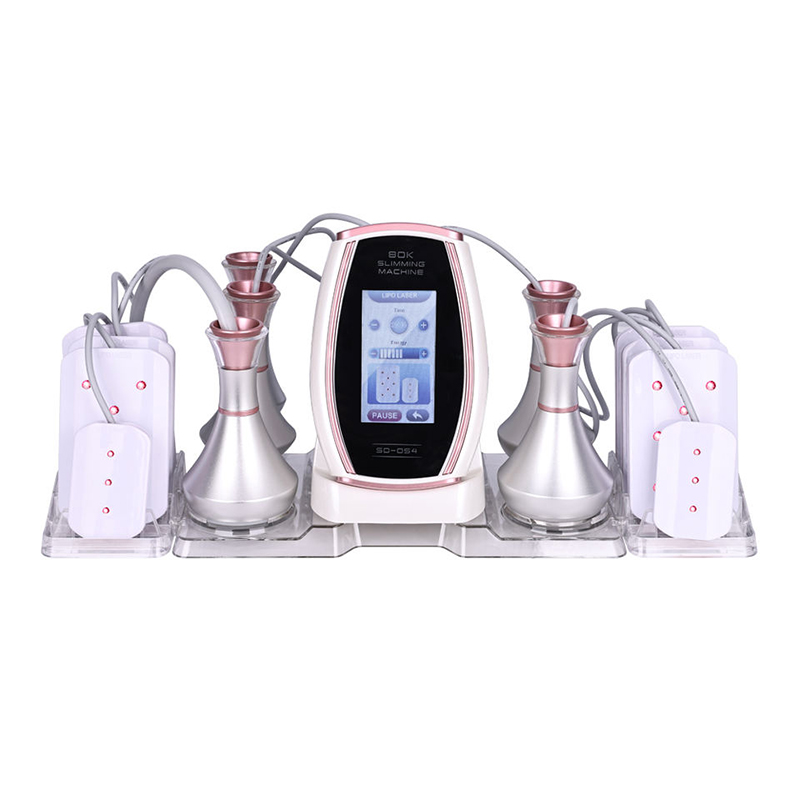 Portable Professional 6 In 1 Cavitation Laser RF Slimming Machine Body Shaping Weight Fat Loss Skin Tightening Face Lifting Radio Frequency Vacuu