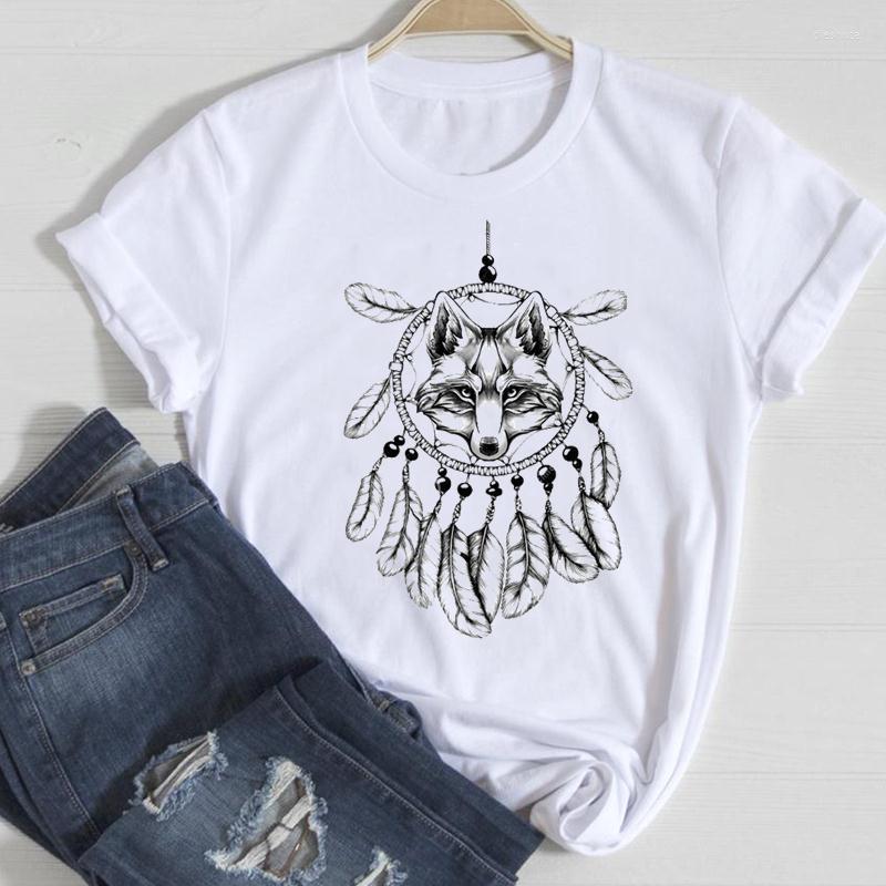 

Women' T-Shirt Women Feather Mujer Camisetas Animal Fashion Cartoon Summer Graphic T Top Lady Print Tee Female Tshirts Clothes, Cz25176