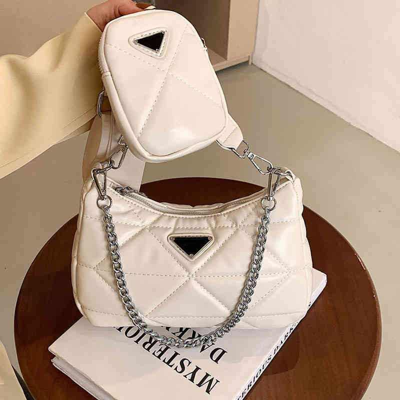 Vente d'usine 49% de réduction sur la mode Mère et fils Women 2022 Nouvelle chaîne de texture Hand Lingge Messenger Single Sac à bandoulière