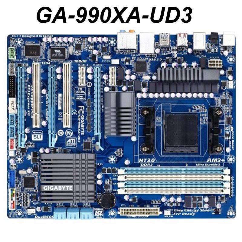 

Motherboards Used For GIGABYTE GA-990XA-UD3 Motherboard 990XA-UD3 Socket AM3 AMD 990FX 990X Original Desktop Mainboard