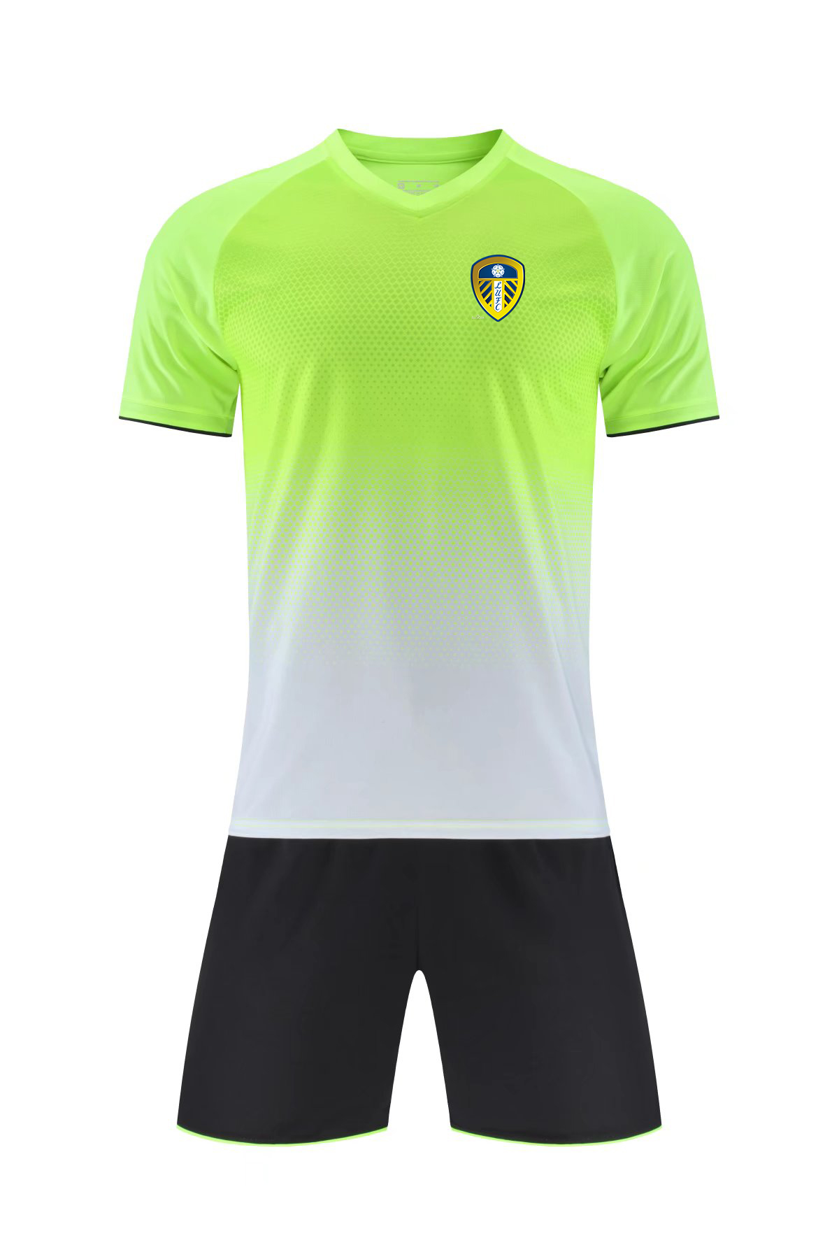 

Leeds United F.C. Men's Tracksuits Summer short sleeve football training suit jogging breathable T-shirt fan shirt, No 5