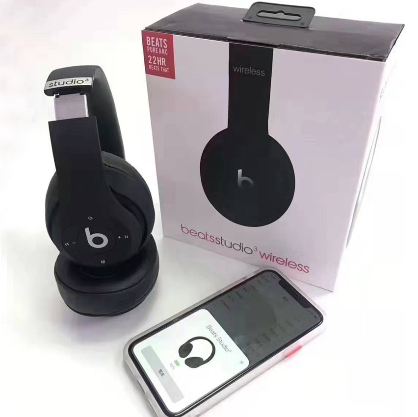 

For Beats Studio 3.0 Wireless Headphones Bluetooth Stereo Headset Earphone Supports Mic TF Card earphones High Quality and High Packaging, Mixed color