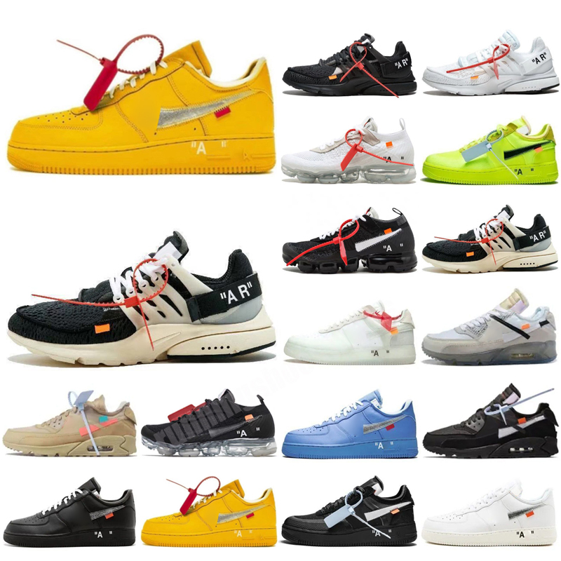

Men and women Off running shoes MCA white red MAC Silver metal Volt low three black green GNER Presto 2.0 Chaussures 2023, Color 21