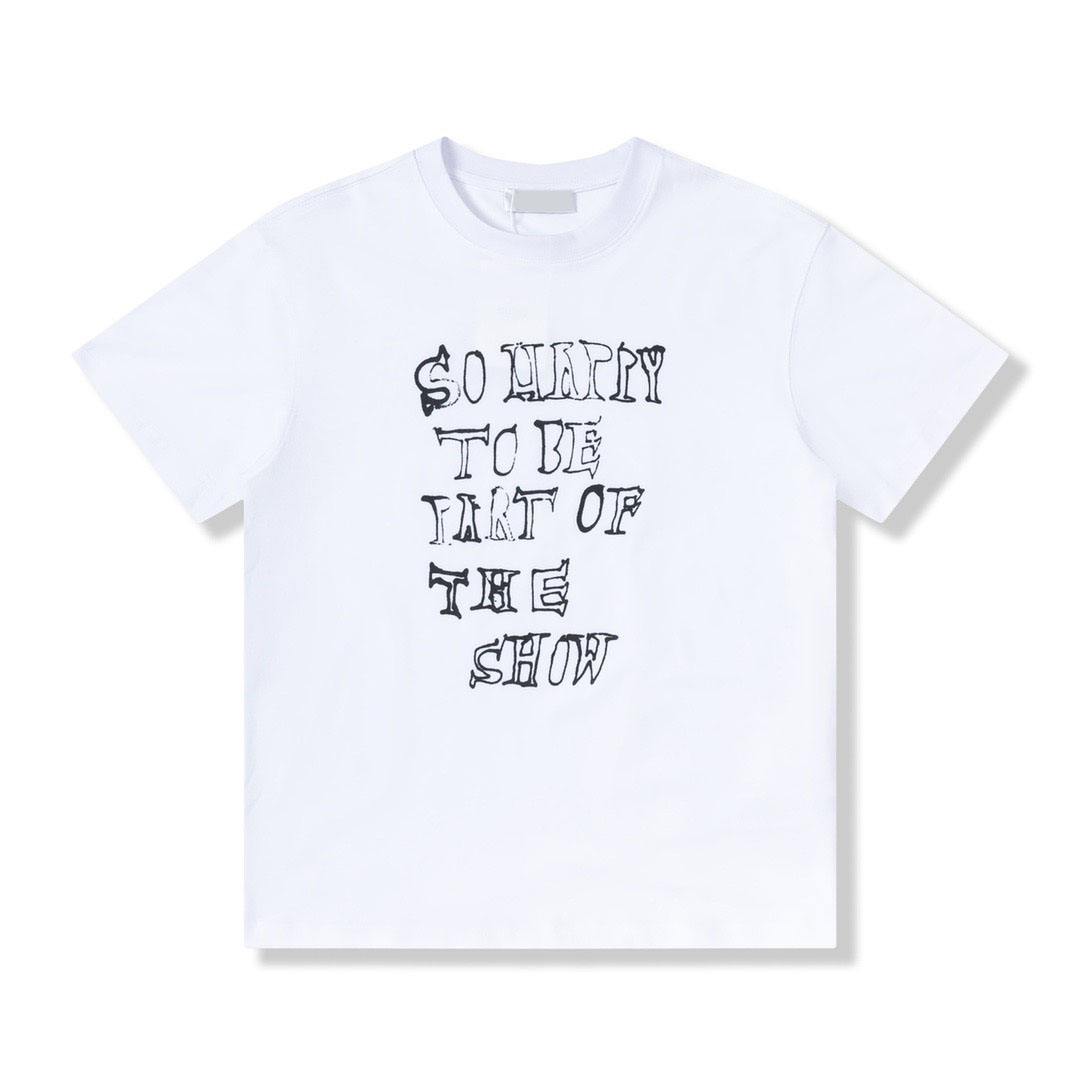 

Men's Plus Tees & Polos Round neck embroidered and printed polar style summer wear with street pure cotton qds