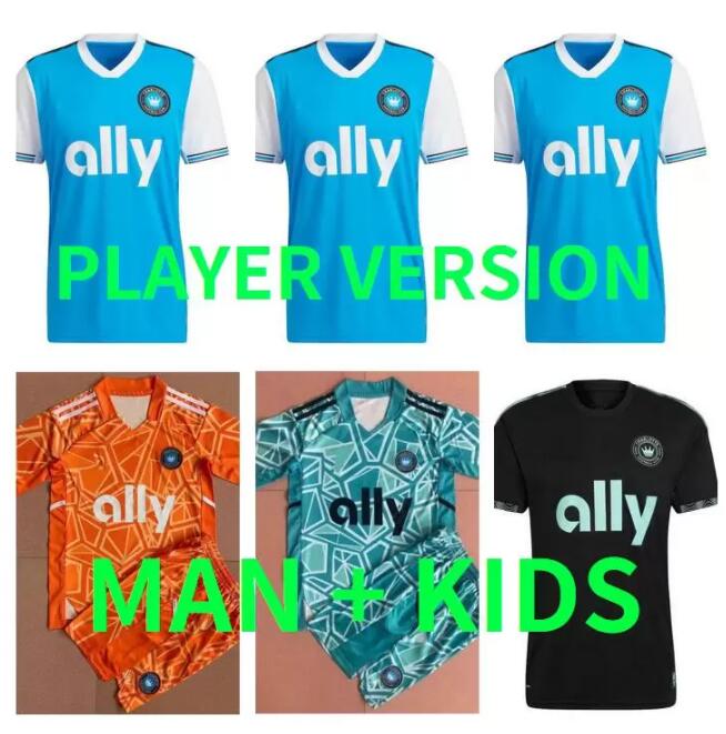 

Man kids kit 2022 Charlotte FC Soccer Jersey Home away MLS 22 23 Ruiz Football Shirt Uniform ARMOUR BRANDT BRONICO ALCIVAR CORUJO FUCHS McGREE FANS PLAYER VERSION