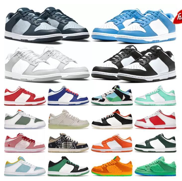 

Sandals men women running shoes White Black Grey Fog Syracuse Team Green University Blue Georgetown Chunky Dunky low walking jogging sneakers, 36