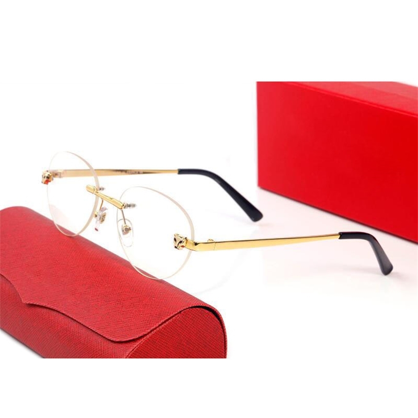 Collection de la tête léopard Cool Lunettes de soleil uniques de style sans cadre unique avec design de lunettes de soleil Oculos de Sol Oculos d