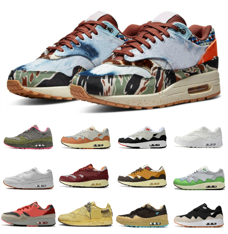 

Concepts x Heavy Mellow Max 1 87 running shoes Patta Waves Blueprint Wabi Sabi Monarch Noise Aqua Maroon 87s BarOque Brown Saturn Gold Cave Stone 1s Sports Sneakers, Bubble package bag