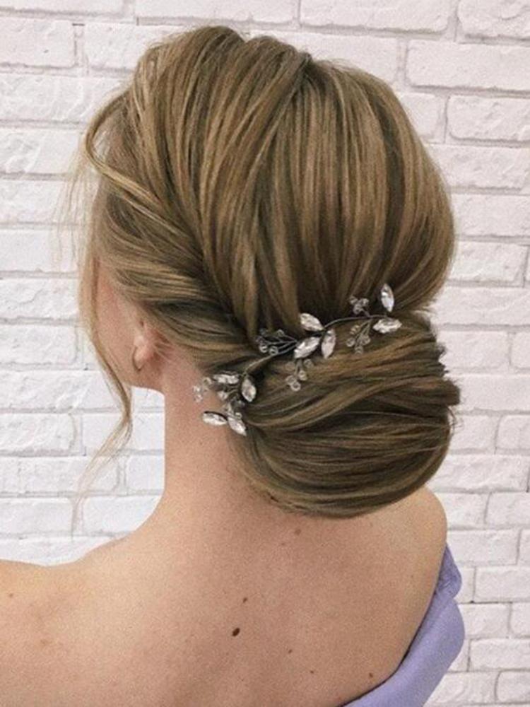 

Headpieces Vintage Tiara Wedding Headband Crystal Rhinestone Hair Ornaments Silver Elegant Women Headdress Bridal Headwear For PartyHeadpiec
