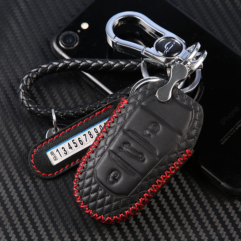 

Key Case For Peugeot 4008 5008 Smart Key Keyless Remote Entry Fob Case Cover