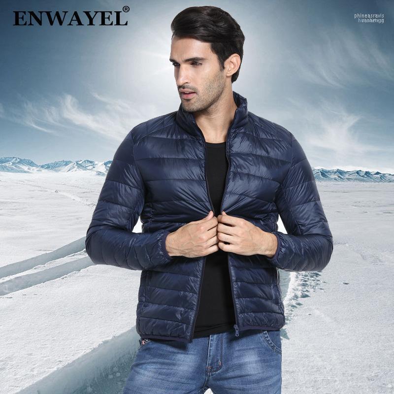 

Autumn Winter Thin 90% White Duck Down Jacket Men Casual Ultralight Male Feather Jackets Coat Ultra Light Lightweight1 Phin22, Black