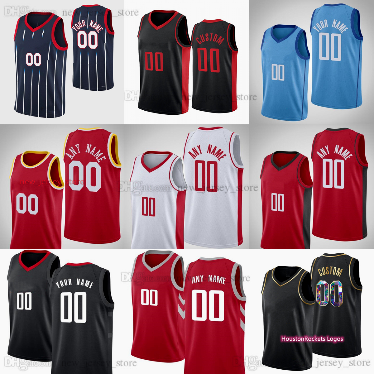

2022 Draft Pick No. 3 Basketball 45 Jabari Smith Jr. Jerseys Printed Tari Eason 0 Jalen Green 3 Kevin Porter Jr 10 Eric Gordon 17 Dennis Schroder 28 Alperen Sengun Jersey, Printed (with team logo)