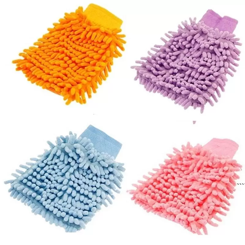 

Car Wash Mitt Cleaning Tools Chenille Soft Thick Washing Gloves Moto Auto Detailing Sponge Detail Clean Brush Cloths