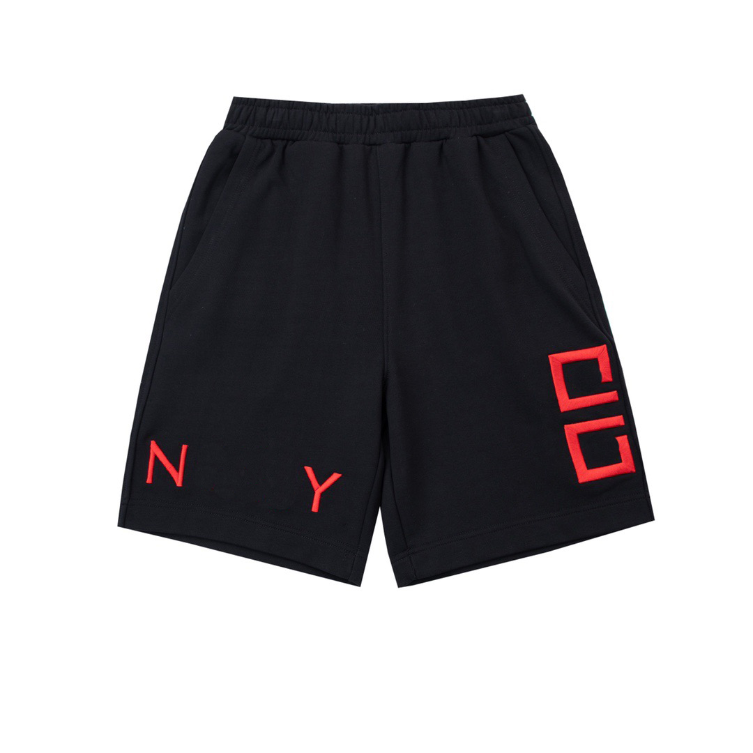 

Men's Plus Size Shorts with cotton printing and embroidery,Triangle iron 100% replica of European sizeCotton shorts 44e