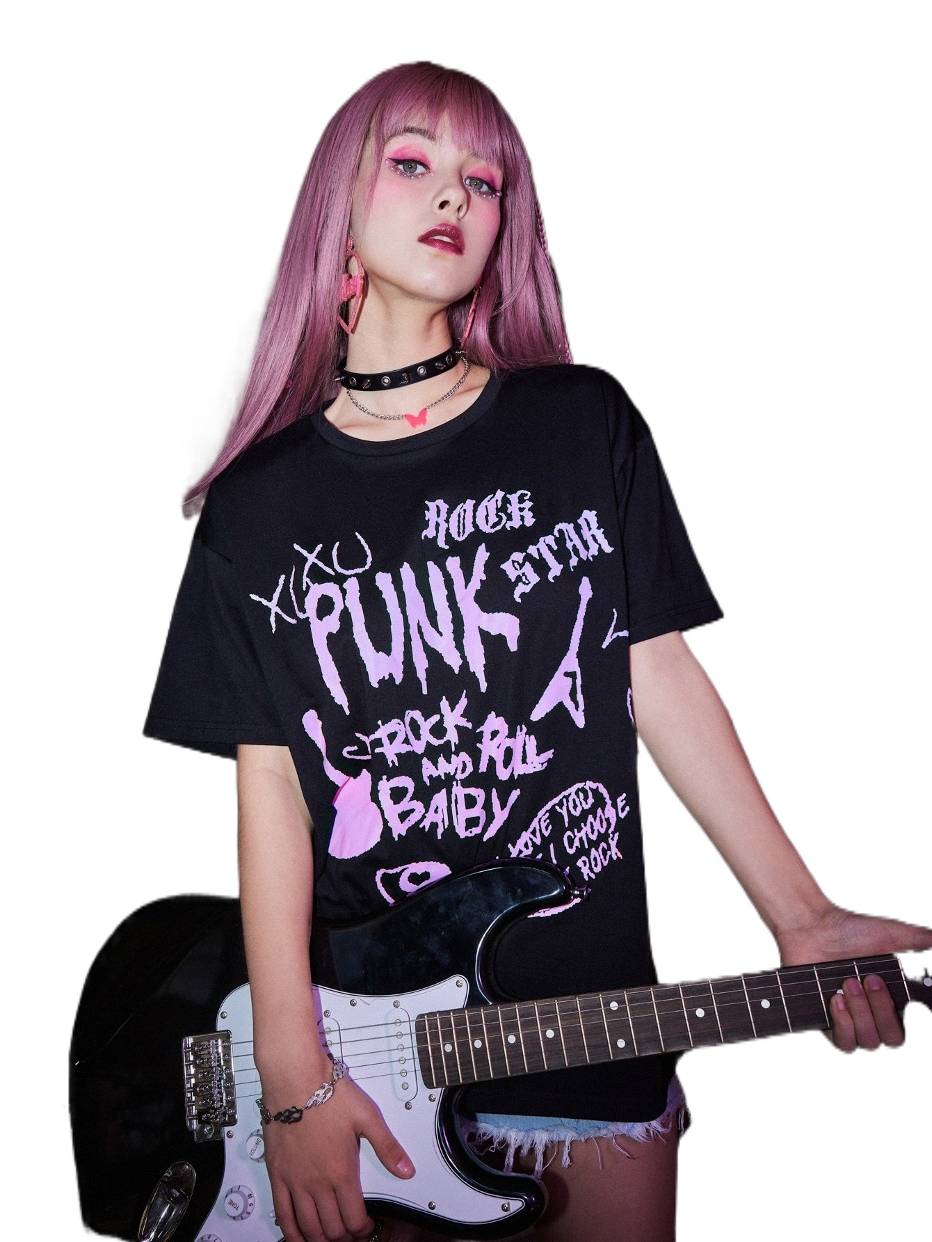 

romwe Altspo Letter Graphic Tee e7pV#, Black