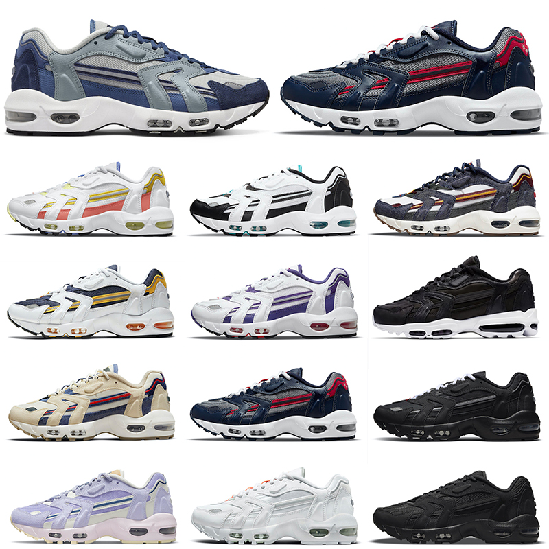 

96 II men running shoes 96s Triple White Black Mystic Navy USA Beach Cherry Womens Mens Trainers Outdoor Sports Sneakers Walking Jogging