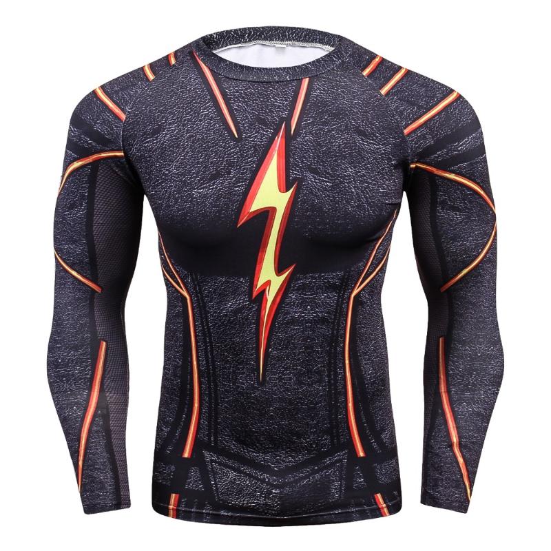 

Men' T-Shirts Raglan Sleeve 3D Printed T Shirts Men Compression Shirt Cosplay Costume Long Tops Fitness Clothes