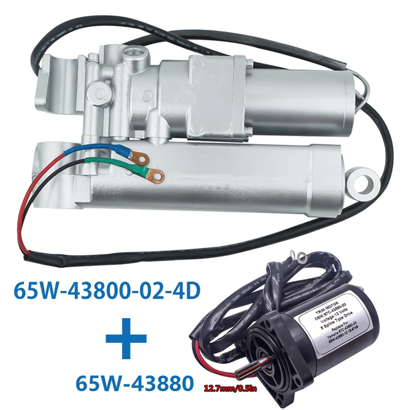 

65W-43800-02-4D 65W-43880 Spare Parts For Yamaha F25 F30HP 40HP Outboard Single Ram Power Tilt Trim Unit with Motor