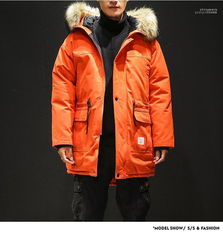 

Men' Down & Parkas Men Winter Jackets And Coats Warm Long High Quality Hooded Casual Thicker 5XL1 Phin22, Black