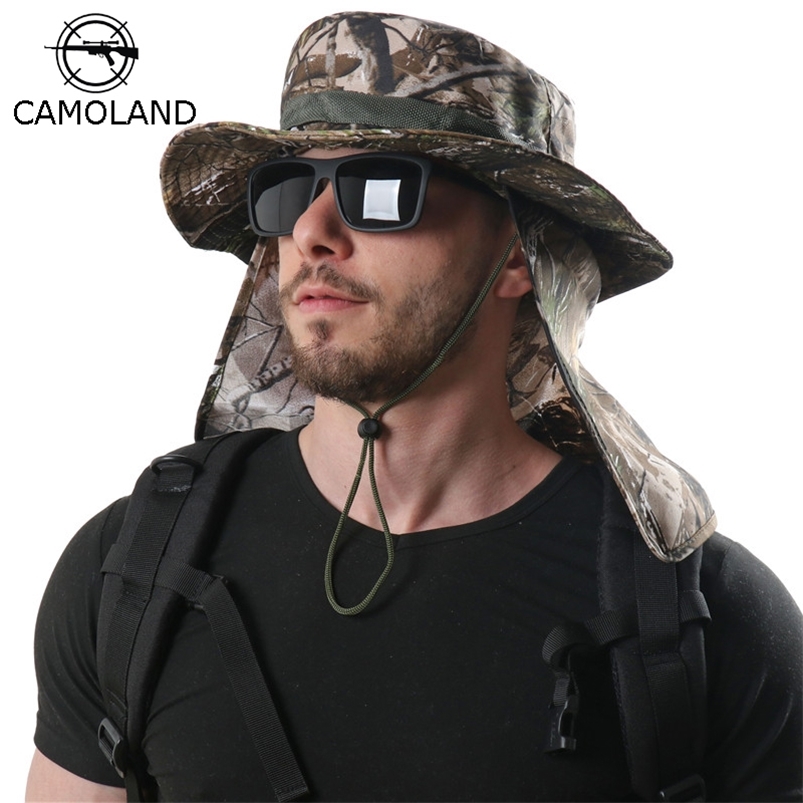 

Tactical Camouflage Boonie Hats Nepalese Cap Bucket Hat Militares Army Mens Military Hiking Fishing Hat With Flaps UV UPF50+ 220507, Gd