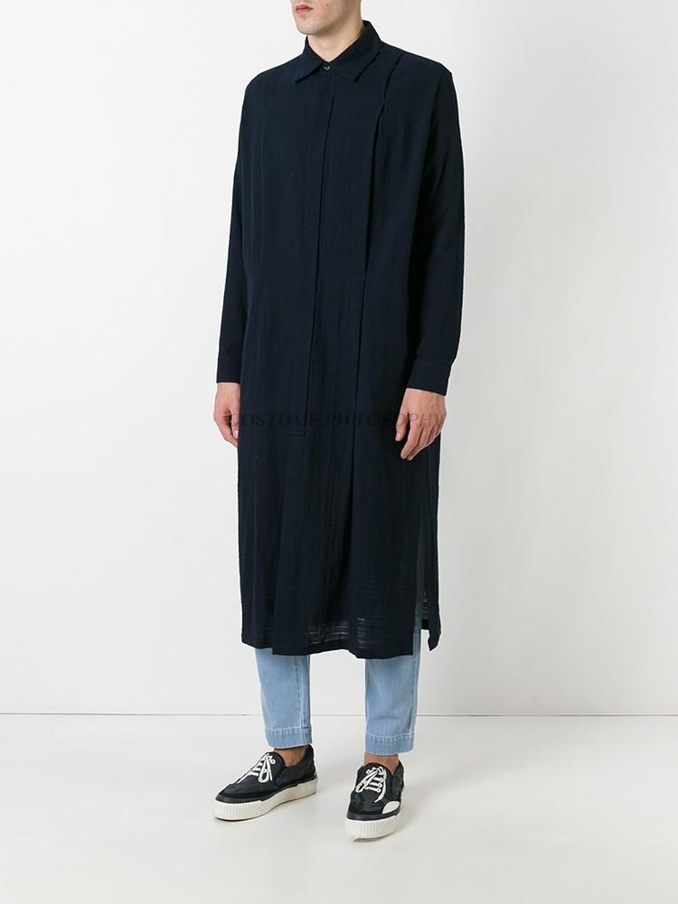 

Men' Casual Shirts 2022High Quality Brand MenswearMen, Navy blue