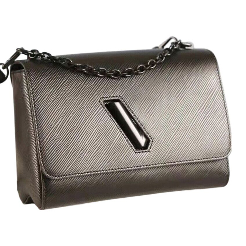 

TOP QUALITY Big V Metal Calfskin handbag women shoulder bags luxurys designers purse fashion chain leather water ripple totes classic woman crossbody bag, Color
