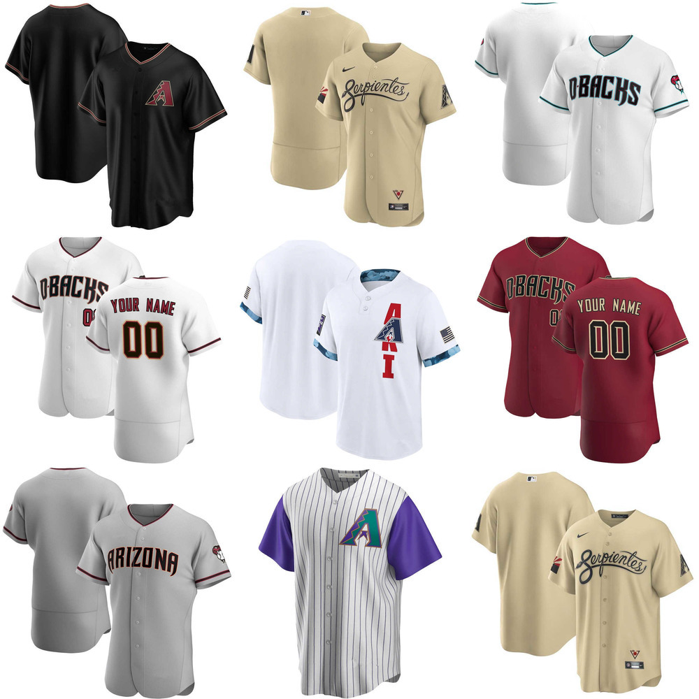 2022 Baseball Jerseys Custom Jersey Mens Women Youth Youth Arizona''diamondbacks'''12 Daulton Varsho 21 Stephen Vogt 53 Christian Walker 24 Luke