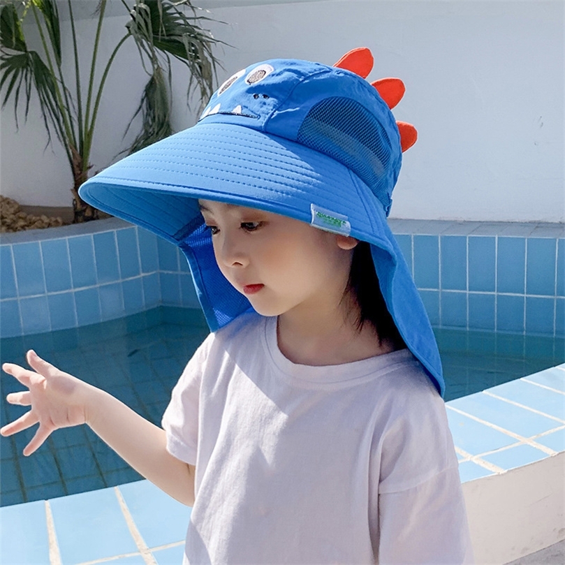 

Topi Pantai Perjalanan Luar Ruangan Anak Lakilaki Perempuan Dapat Disesuaikan Pelindung Leher Pinggiran Lebar Musim Panas Topi Matahari 220611, Yellow