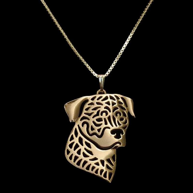 

Pendant Necklaces Women Alloy Dog Pet Rottweiler Jewelry Lovers Gift Drop