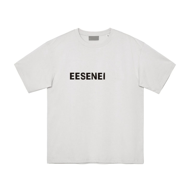 

T-Shirts ess summer t shirts short sleeve essential high fashion letter shirts mens t-shirt crew neck men quick dry loose plus size tshirts, Black