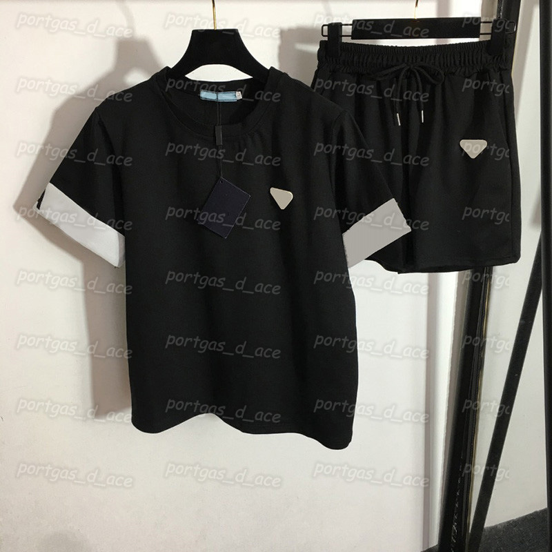 

Letters Womens T Shirts Shorts Casual Fashion Sports Tops Summer Elastic Waist Shorts for Women, Orange with label #20222223