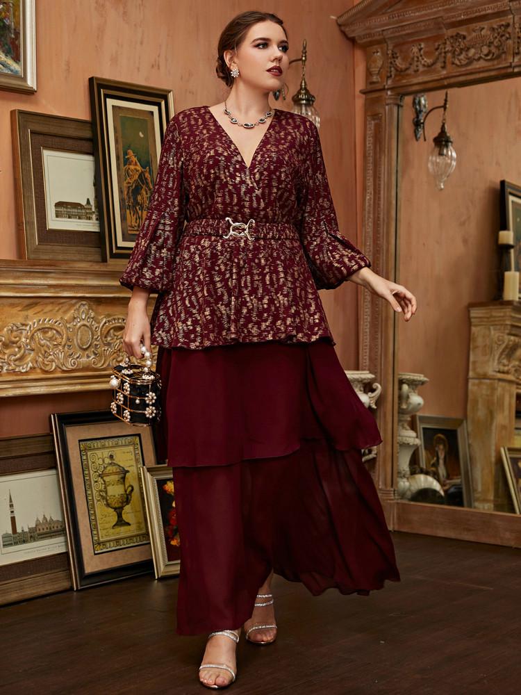 

Plus Size Dresses Women Large Maxi 2022 Chic Elegant Long Sleeve Oversized Muslim Turkey Party Evening Festival ClothingPlus, Blue