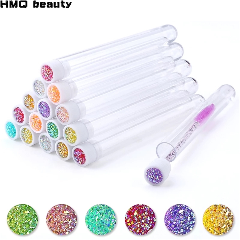 

Reusable Tube Disposable Eyelash Eyebrow Replaceable Dustproof Sparkling Broken Diamond Makeup Brush 220613