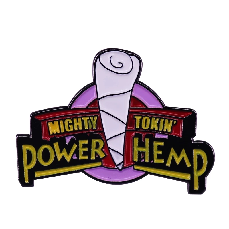 

Show off your pride with this powerful hemp enamel pin, As picture