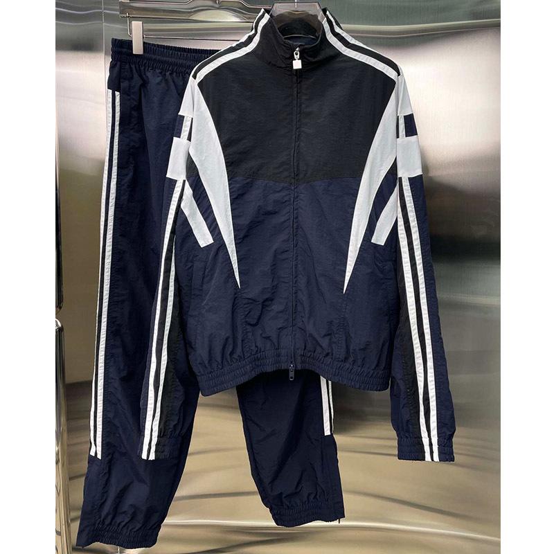 

Women' Two Piece Pants 22 Spring Runway Designer 2 Sportwear Set Women Long Sleeve Stand Collar Zipper Jacket High Waist Letter Logo Elasti, Pant