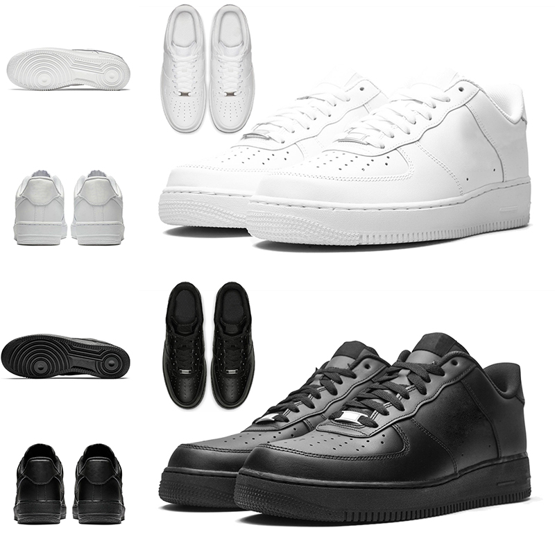 

Designer Skateboard Low 07 Casual Shoes Men Women Classic Triple Black White Mens Sneakers Outdoor Platform Size 36-45