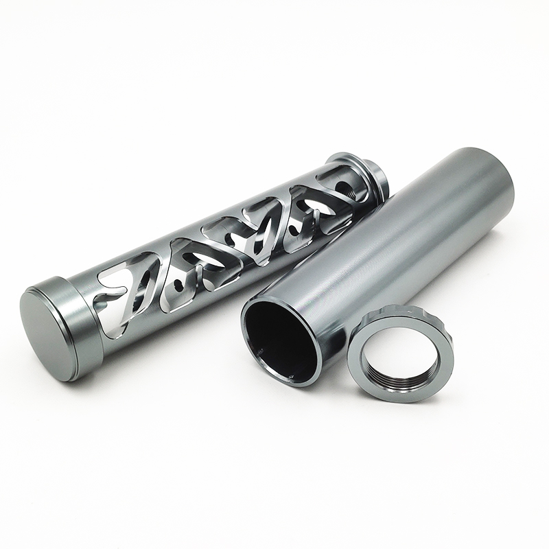 

6'' L Aluminum Single Core Fuel Filter Solvent Traps 1/2-28 Monocore 12mm Hole for napa 4003 wix 24003